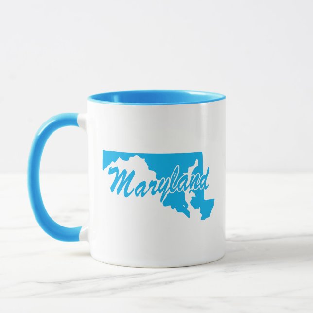 Caneca Estado Do Shape Mug De Maryland (Esquerda)