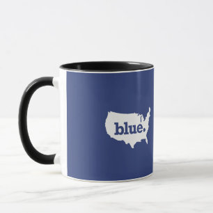 Caneca Estados Azuis Americanos