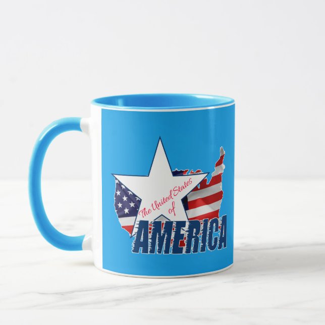 Caneca Estados Unidos da América 4 de julho (Esquerda)