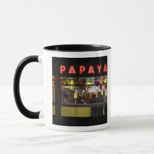 Caneca Estados Unidos, Nova York. Gray's Papaya: janela
