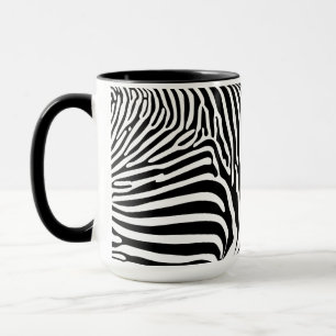 Caneca Estampa de Zebra