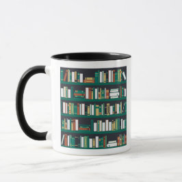 Caneca Estante de livros