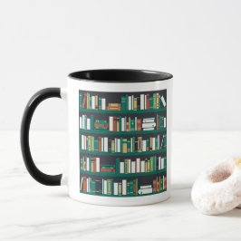 Caneca Estante de livros