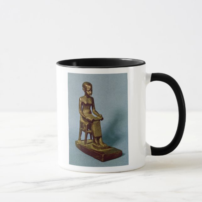 Caneca Estátua assentada de Imhotep que guardara um (Direita)