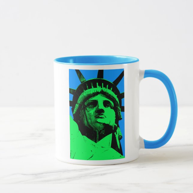 Caneca Estátua da liberdade do pop art (Direita)
