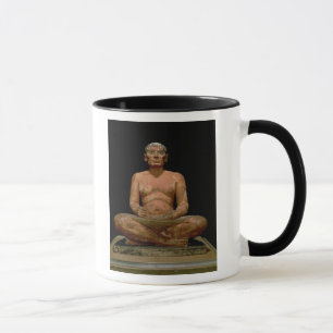 Caneca Estátua de agachamento do escrevente