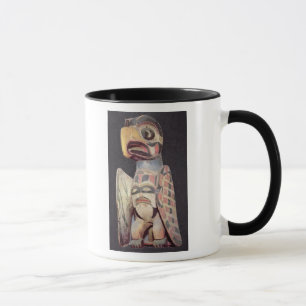 Caneca Estátua de "Thunderbird" do Haida (madeira