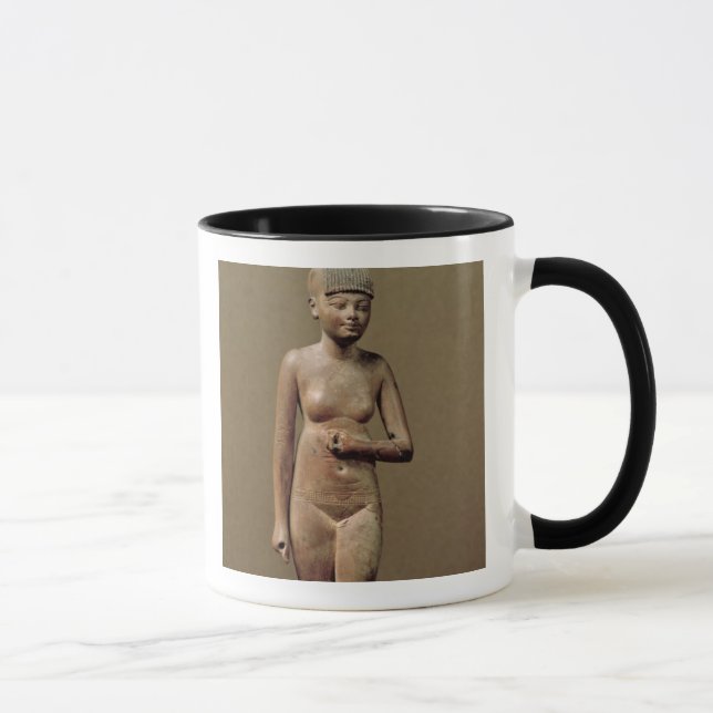 Caneca Estátua de uma menina de empregado nova (madeira) (Direita)