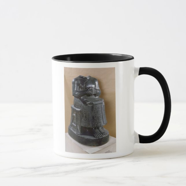 Caneca Estátua decapitado do príncipe Gudea como (Direita)