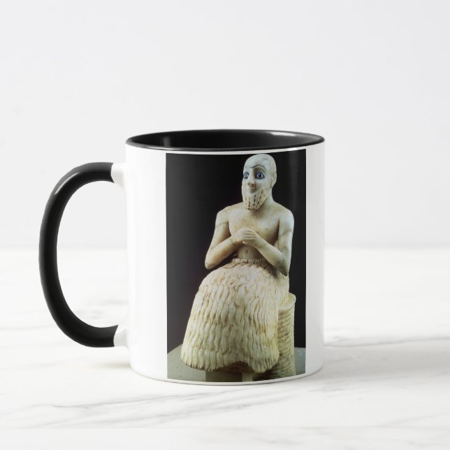 Caneca Estátua do oficial Ebih-IL, do templo de (Esquerda)
