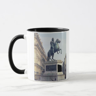 Caneca Estátua equestre do rei Louis XIV (1816-22) (bro