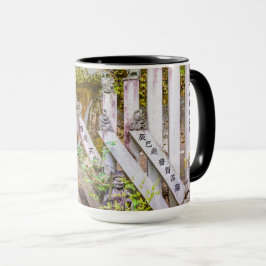 Caneca estátuas de Buda no templo Senko-ji