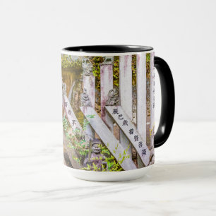 Caneca estátuas de Buda no templo Senko-ji