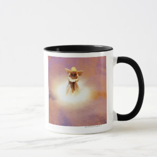 Caneca Estatueta do anjo na neve