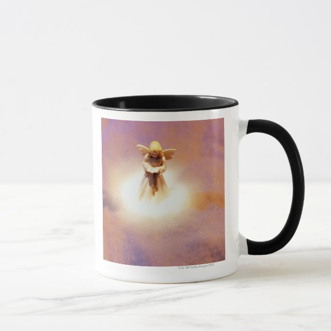 Caneca Estatueta do anjo na neve (Direita)