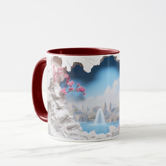 Caneca Este é o meu produto e design no Zazzle. (Frente Esquerda)