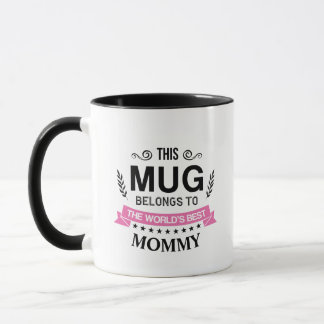 Caneca Este Mug Pertence à Melhor Mamãe do Mundo
