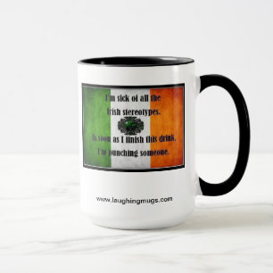 Caneca estereótipa irlandesa