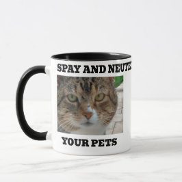Caneca Esterilizar e Castrar Seus Animais de Estim