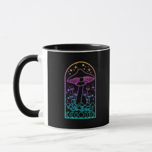 Caneca Estética Cottagecore Goblincore Cogumelo Academia