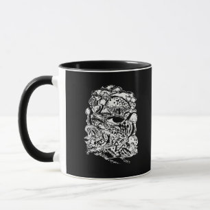 Caneca Estética Cottagecore Sapo Cogumelo Goblincore Cria