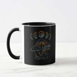 Caneca Estética Goblincore Academia Cottagecore Cogumelo