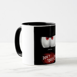 Caneca Estética Mal-Humorada "Não Toque" Olhos Ver
