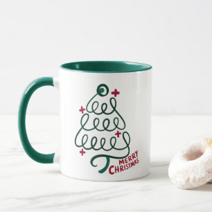 Caneca Estetoscópio Feliz Natal CNA Profissional Médico