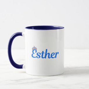 Caneca Esther Jewish Name Mug
