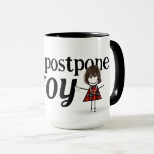 Caneca Esticar Garota com Mug De Café