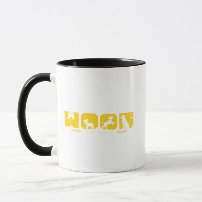 Caneca Estilo Canino para Amantes de Cães (Esquerda)