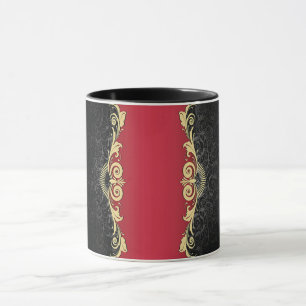 Caneca Estilo Clássico de Trabalhos em Rolo