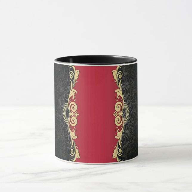 Caneca Estilo Clássico de Trabalhos em Rolo (Centro)