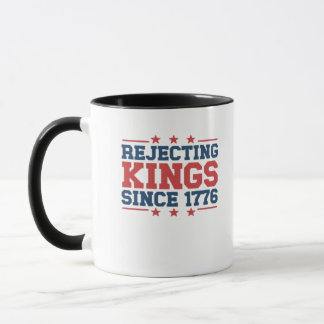 Caneca Estilo Clássico Rejeitando Reis Desde 1776