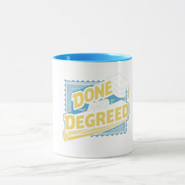 Caneca Estilo de Carimbo Concluído e Degreado