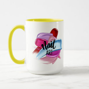CANECA ESTILO DE COTAÇÃO DE SALÃO DO UNHAS