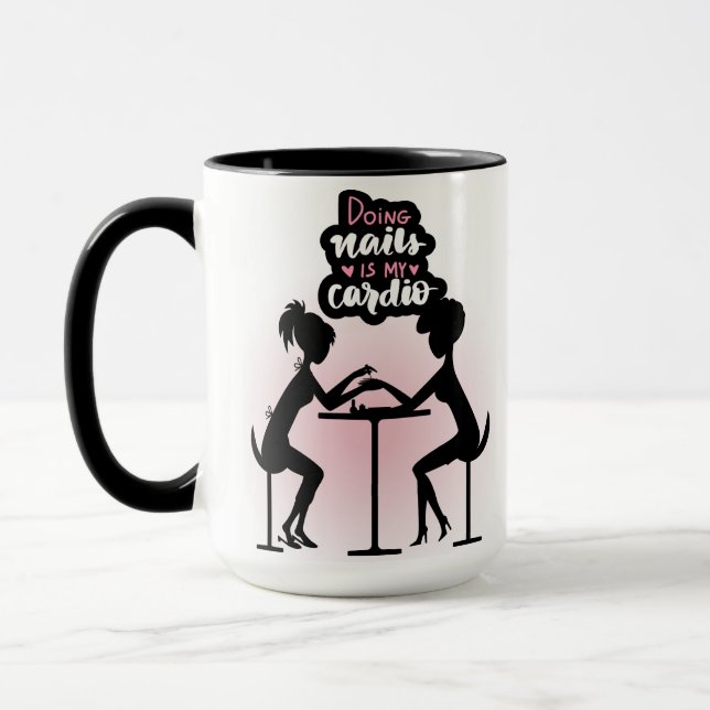 CANECA ESTILO DE COTAÇÃO DE SALÃO DO UNHAS (Esquerda)