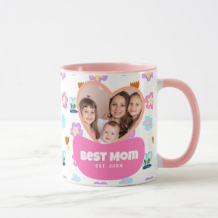 Caneca Estilo de Desenho das Crianças Foto do presente do