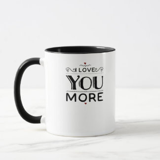 Caneca Estilo de Design Artístico Amor Você Mais