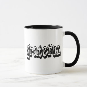 Caneca Estilo de Grafite de paginação grata