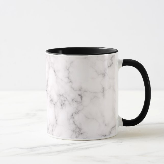 Caneca Estilo de mármore elegante (Direita)
