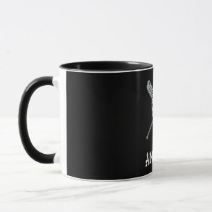 Caneca Estilo de Varsidade Los Angeles com Presente Crân