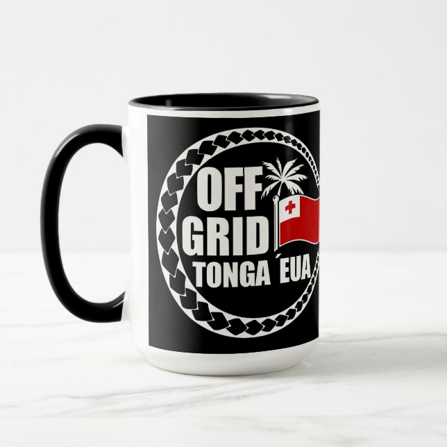 Caneca Estilo de Vida Tonga Eua Fora da Rede (Esquerda)