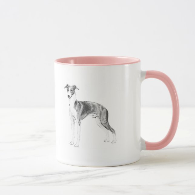 Caneca Estilo do galgo italiano (Direita)