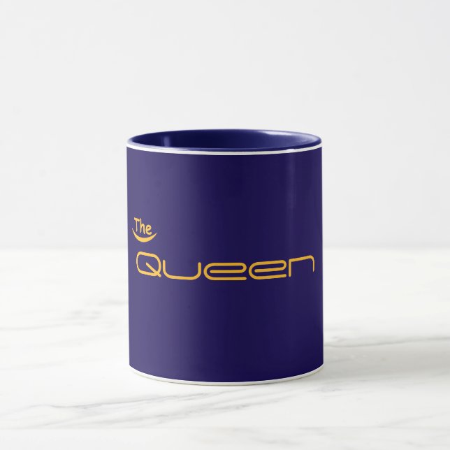 Caneca Estilo Dourado A RAINHA (Centro)