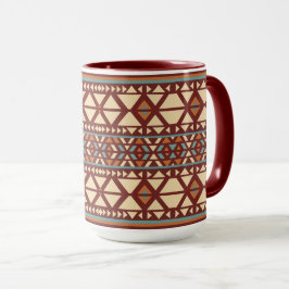Caneca Estilo Geométrico do Sudoeste Moderno