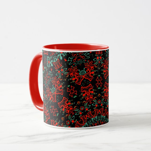 Caneca Estilo geométrico moroccan - kaliedoscope m (Frente Esquerda)