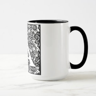 Caneca Estilo medieval alfabeto - Letra A em Mug