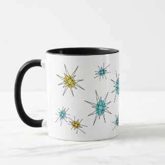 Caneca Estilo moderno do meio século, Starburst atômico