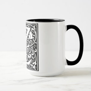 Caneca Estilo Renascentista Alphabet - Letra Z em Mug